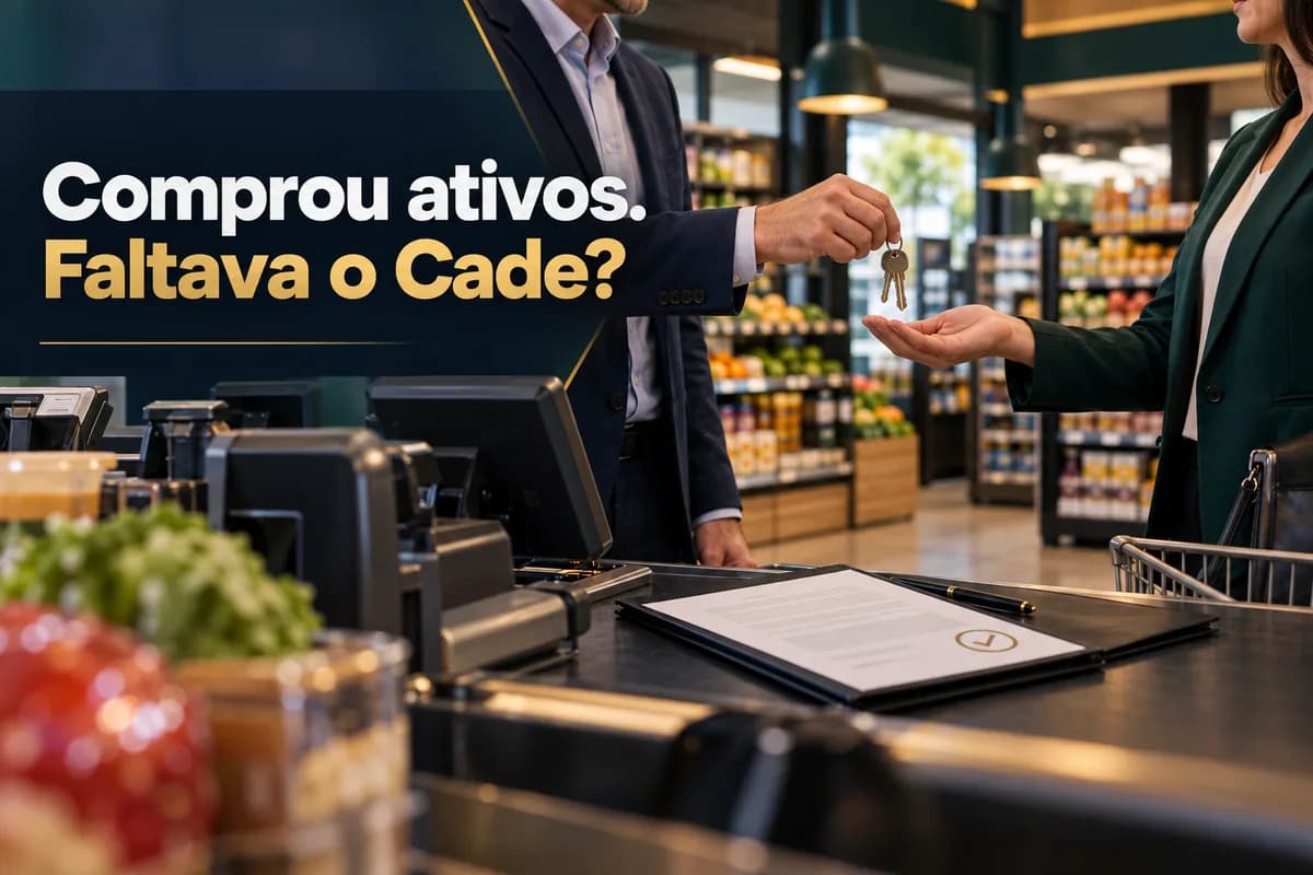 Compra de ativos de uma loja: quando o Cade precisa aprovar antes do fechamento?