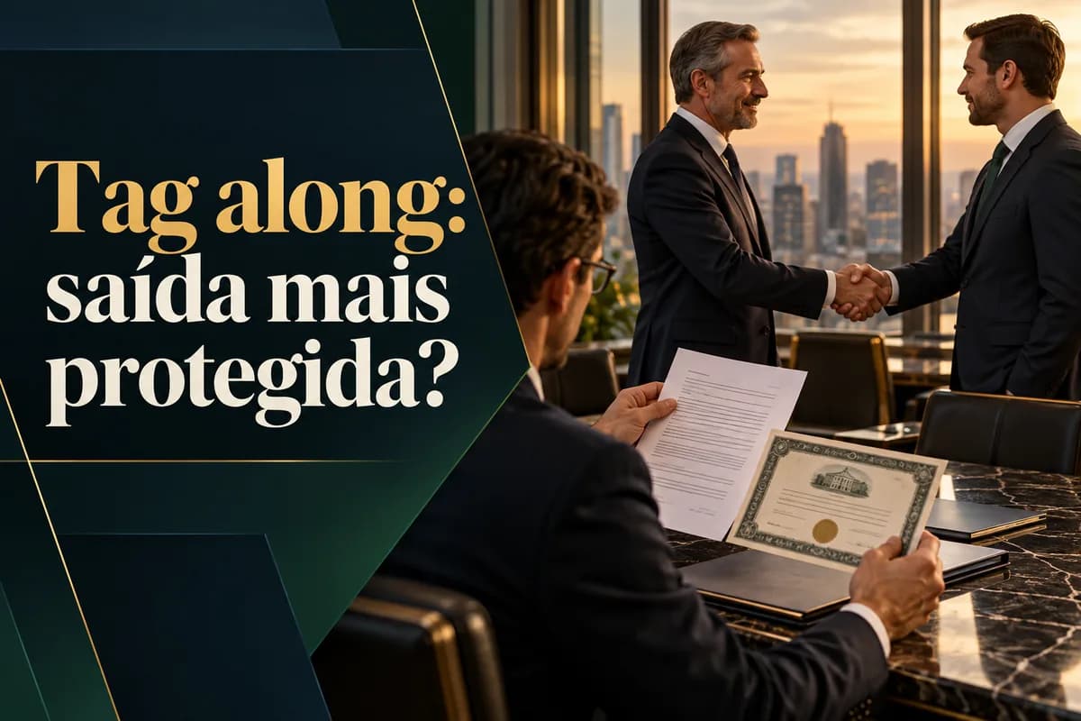 Tag Along: como proteger sócios minoritários na venda do controle