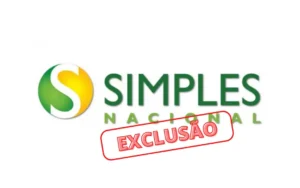 Imagem destacada. Título: Exclusão do Simples Nacional